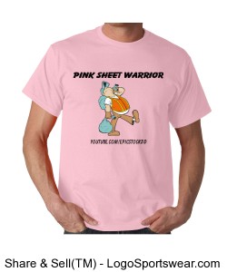 Pink Sheet Warrior Design Zoom