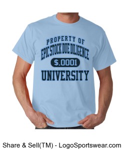 Epic Stock Due Diligence $.0001 University Design Zoom